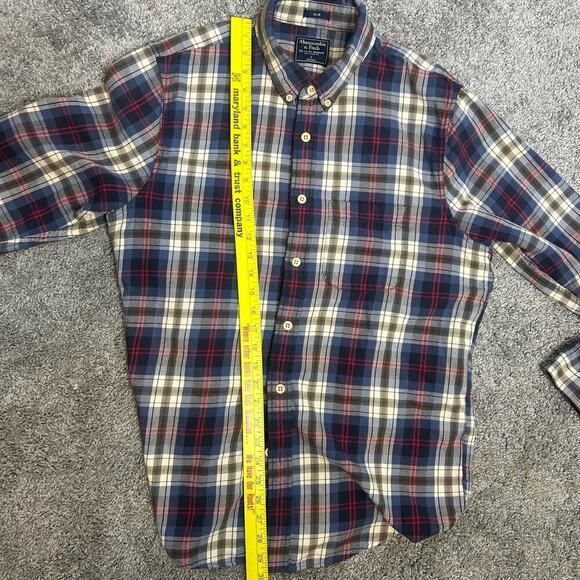 Abercrombie & Fitch Button-Down Size Large Slim 100% Cotton Casual - Picture 5 of 11